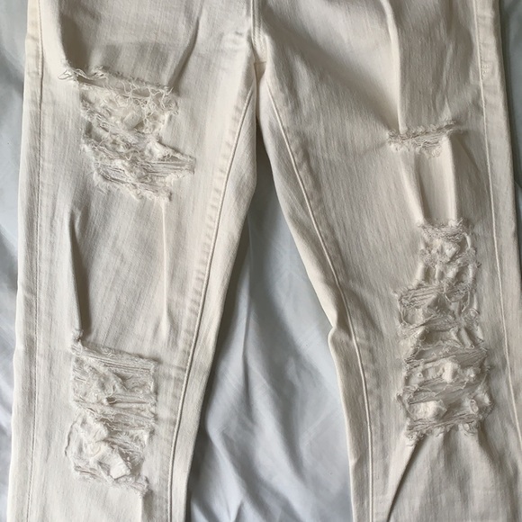 Frame Denim White ripped Skinny Jeans - Picture 2 of 8